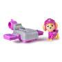 Spin Master PAW Patrol, Action Pup, Hundefigur mit Mini-Rettungsflugzeug mit ausklappbaren Flügeln -