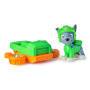 Spin Master PAW Patrol, Action Pup, Hundefigur mit Mini-Rettungsflugzeug mit ausklappbaren Flügeln -