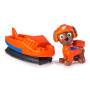 Spin Master PAW Patrol, Action Pup, Hundefigur mit Mini-Rettungsflugzeug mit ausklappbaren Flügeln -
