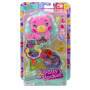 Mattel Polly Pocket Glitzerinsel-Schatulle, Spielset mit 1 Mini-Meerjungfrauenpuppe und Meerestieren