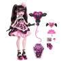 Mattel Monster High Scary Sweet Birthday Draculaura-Puppe im Partykleid mit Ballon und Geschenk