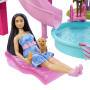 Mattel Barbie Traumpool Spielset mit Rutsche und schäumendem Whirlpool sowie über 20 Zubehörteilen w