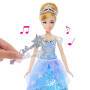 Mattel Disney Princess, Cinderella-Modepuppe im bezaubernden Ballkleid mit Licht und Geräuschen, vom