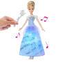 Mattel Disney Princess, Cinderella-Modepuppe im bezaubernden Ballkleid mit Licht und Geräuschen, vom