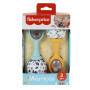 Mattel Fisher-Price Babys Rumba-Rasseln Spielzeug, 2er-Set für Babys ab 3 Monaten, kontrastreiches D