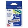 Brother TZE-MPSL31 - Black on silver - TZe - Gray - Thermal Transfer - Gloss - Brother PT-E110VP