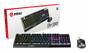 MSI VIGOR GK30 COMBO RGB MEMchanical Gaming Keyboard + Clutch GM11 Gaming Mouse ' UK Layout - 6-Zone RGB Lighting Keyboard - Dual-Zone RGB Lighting Mouse - 5000 DPI Optical Sensor - RGB Mystic Light' - USB - Mechanical - QWERTY - RGB LED - Black - Mouse i
