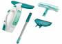 B-Ware Leifheit Set Fenstersauger Dry & Clean mit Stiel, Einwascher, schmaler Saugdüse (51016)