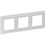 Legrand VLIFE 3FACH RAHMEN UW/CHROM (754033)