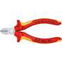 Knipex VERCHROMT VDE 2-K 125 MM (SEITENSCHNEIDER)