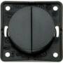 Berker Hager 936752505 - Anthracite - IP20 - 250 V - 55.5 mm - 24.1 mm - 55.5 mm