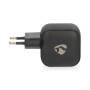Nedis Netzladegerät / 35 W / GaN / PD3.0 / Schnellladefunktion / 1.75 / 2.33 / 2.92 / 3.0 A / Anzahl der Ausgänge: 2 / 2x USB-C™ / Automatische Spannungswahl / Schwarz