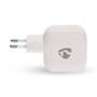 Nedis Netzladegerät / 45 W / GaN / PD3.0 / Schnellladefunktion / 2.25 A / 3.0 A / Anzahl der Ausgänge: 2 / 2x USB-C™ / Automatische Spannungswahl / Weiss