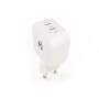 Nedis Netzladegerät / 45 W / GaN / PD3.0 / Schnellladefunktion / 2.25 A / 3.0 A / Anzahl der Ausgänge: 2 / 2x USB-C™ / Automatische Spannungswahl / Weiss