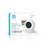 Nedis SmartLife Außenkamera / Wi-Fi / Spotlight / 3MP Full HD 1296p / IP65 / Cloud Storage (optional) / microSD (not enthalten) / Onvif / 5 V DC / mit Bewegungssensor / Nachtsicht / Weiss