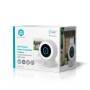 Nedis SmartLife Außenkamera / Wi-Fi / Spotlight / 3MP Full HD 1296p / IP65 / Cloud Storage (optional) / microSD (not enthalten) / Onvif / 5 V DC / mit Bewegungssensor / Nachtsicht / Weiss