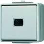 JUNG 631W - Pushbutton switch - White - Duroplast - IP44 - 250 V