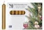 Heider GmbH Baumkerze 9,6cm Ø1,2cm natur 20 Pack