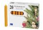 Heider GmbH Baumkerze 9,6cm Ø1,2cm natur 20 Pack