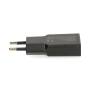 Nedis Netzladegerät / 30 W / GaN / PD3.0 30W / Schnellladefunktion / 1.5 / 2.0 / 2.5 / 3.0 A / Anzahl der Ausgänge: 2 / USB-A / USB-C™ / USB Type-C™ (Lose) Kabel / 1.50 m / Automatische Spannungswahl / Schwarz