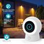 Nedis SmartLife Außenkamera / Wi-Fi / Spotlight / 3MP Full HD 1296p / IP65 / Cloud Storage (optional) / microSD (not enthalten) / Onvif / 5 V DC / mit Bewegungssensor / Nachtsicht / Weiss