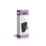 Nedis Netzladegerät / 20 W / GaN / PD3.0 / Schnellladefunktion / 1.5 / 2.0 / 2.22 A / 3.0 A / Anzahl der Ausgänge: 2 / USB-A / USB-C™ / Automatische Spannungswahl / Schwarz