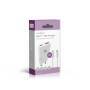 Nedis Netzladegerät / 20 W / GaN / PD3.0 / Schnellladefunktion / 1.5 / 2.0 / 2.22 A / 3.0 A / Anzahl der Ausgänge: 2 / USB-A / USB-C™ / USB-C™ (Lose) Kabel / 1.50 m / Automatische Spannungswahl / Weiss