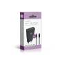 Nedis Netzladegerät / 30 W / GaN / PD3.0 30W / Schnellladefunktion / 1.5 / 2.0 / 2.5 / 3.0 A / Anzahl der Ausgänge: 2 / USB-A / USB-C™ / USB Type-C™ (Lose) Kabel / 1.50 m / Automatische Spannungswahl / Schwarz