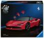 Ravensburger 3D Puzzle Iconics: 12008041 Ferrari SF90 Stradale - Der ikonische Supersportwagen aus M