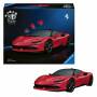Ravensburger 3D Puzzle Iconics: 12008041 Ferrari SF90 Stradale - Der ikonische Supersportwagen aus M