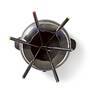 MELISSA Fondue-Set / 6 Personen / 2,3 l / Einstellbare Temperaturregelung / 800 W / Cool-Touch-Griffe / Anti-Rutsch-Füße / Überhitzungsschutz