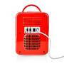 MELISSA Tragbarer Mini-Kühlschrank / 6 Dosen / 4 l Inhalt / 100-240 V / 12 V / Heiz- / Kühlfunktion / Tragegriff / Rot