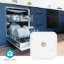 Nedis SmartLife Wassermelder / Wi-Fi / Batteriebetrieben / Verlängerung enthalten / Max. Batterie-Lebensdauer: 24 Monate / 80 dB / Weiss