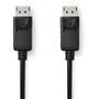 Nedis CCGB37010BK20 - 2 m - DisplayPort - DisplayPort - Male - Male - Nickel
