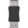 Nedis N CCGB60900BK - USB 2.0 Adapter A-Buchse> A-Buchse Schwarz - Cable