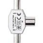 Nedis Satelliten- und Antennenadapter| 2x Coax Stecker| Buchse| Vernickelt| 75