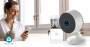 Nedis SmartLife Innenkamera / 3MP Full HD 1296p / Cloud Storage (optional) / microSD (not enthalten) / Onvif / mit Bewegungssensor / Nachtsicht / Weiss