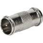 Nedis Satelliten- und Antennenadapter| F Male Schnell|| Vernickelt| 75