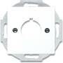 BUSCH JAEGER 2533-84 - White - Metal,Plastic - Glossy - Conventional - Busch-Jaeger - SAT + TV + Radio