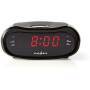 Nedis Digital-Wecker-Radio| LED-Anzeige| AM FM| Snooze-Funktion| Sleep Timer|