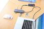 MANHATTAN USB-C PD auf HDMI 9-in-1 4K Dockingstation grau (190459)