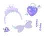 MGA Entertainment Rainbow High Creative Crystals Fashion Doll- Violet