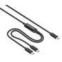 MANHATTAN Dual USB-C Ladekabel 100 W 2 m schwarz (355810)