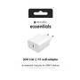 Mophie Essentials  20W USB-C PD EU Netzadapter, weiss