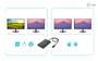 I-TEC USB-C Dual 4K/60Hz single 8K/30Hz DP Video Adapter 2x DP Port (C31DUAL4K60DP)