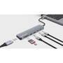 MANHATTAN USB-C PD auf HDMI 7-in-1 4K Dockingstation grau (190442)