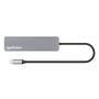 MANHATTAN USB-C PD auf HDMI 7-in-1 4K Dockingstation grau (190442)