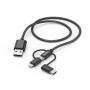 HAMA USB-A/MIC-USB USB-C 1 5M SW (USB-KABEL)