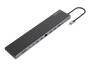 CONCEPTRONIC 14-1 Dock USB-C->2xHDMI/DP/2xUSB-C/+    18cm sw (DONN32B)