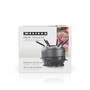 MELISSA Fondue-Set / 6 Personen / 2,3 l / Einstellbare Temperaturregelung / 800 W / Cool-Touch-Griffe / Anti-Rutsch-Füße / Überhitzungsschutz